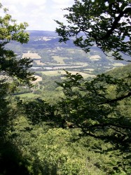 Petit point de vue lors de la montée