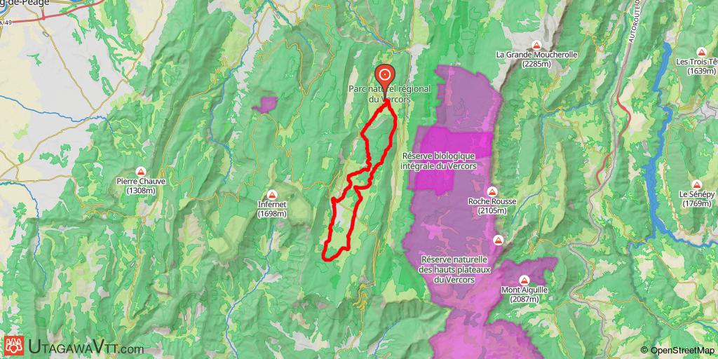 Les sentiers autour de la Chapelle-en-Vercors