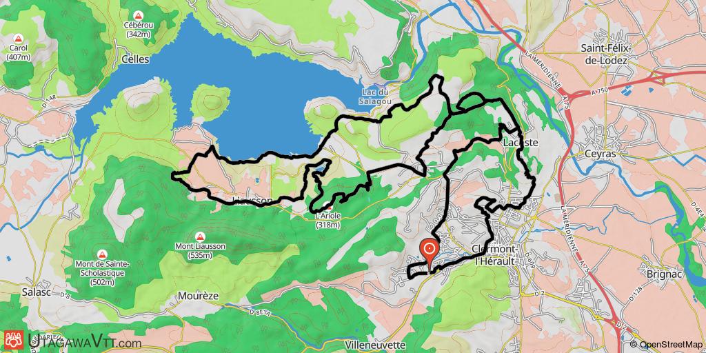 Clermont - Lacoste - Salagou