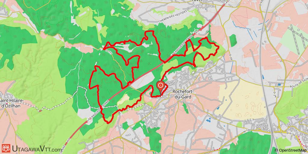Rochefort-du-Gard 2015 - 30 km