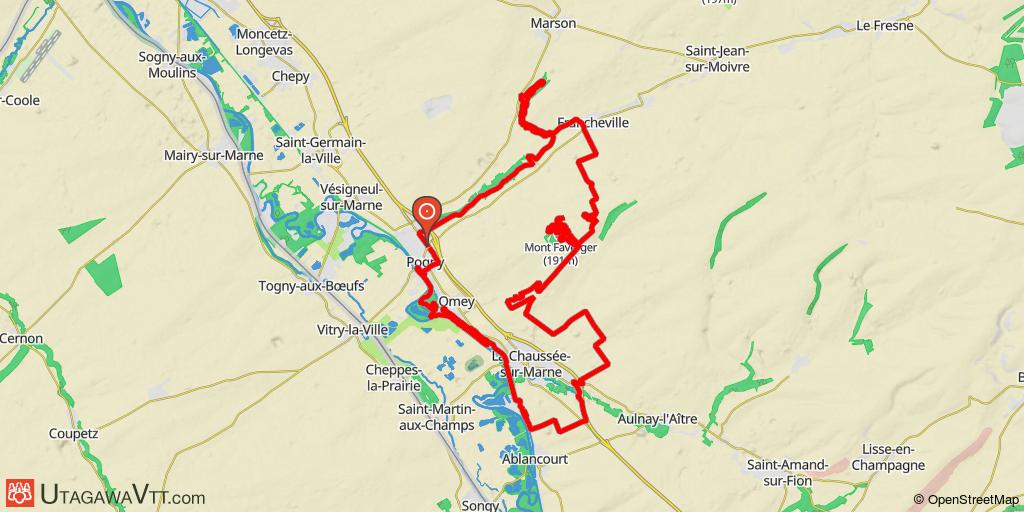 Vallée de la Craie - Pogny 2015 - 45 km