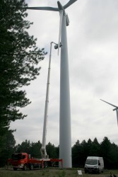 Maintenance des pales d'une éolienne