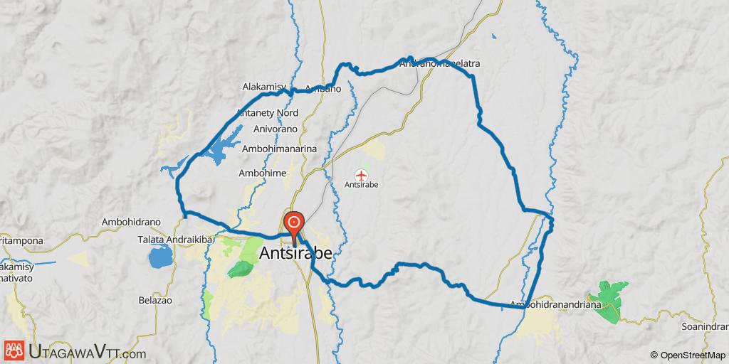 Boucle au nord d'Antsirabe