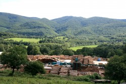 La vallée travaille le bois des forêts