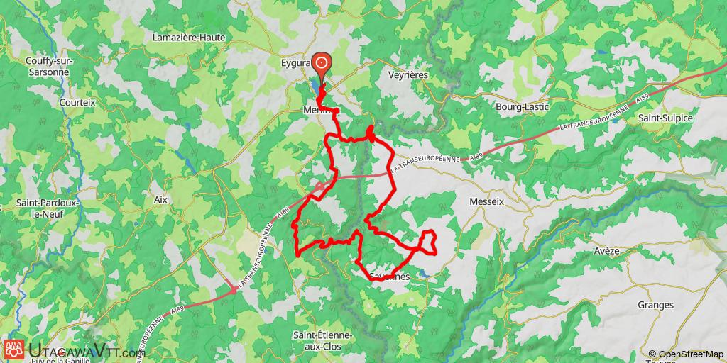 Pays d'Eygurande - Parcours 67
