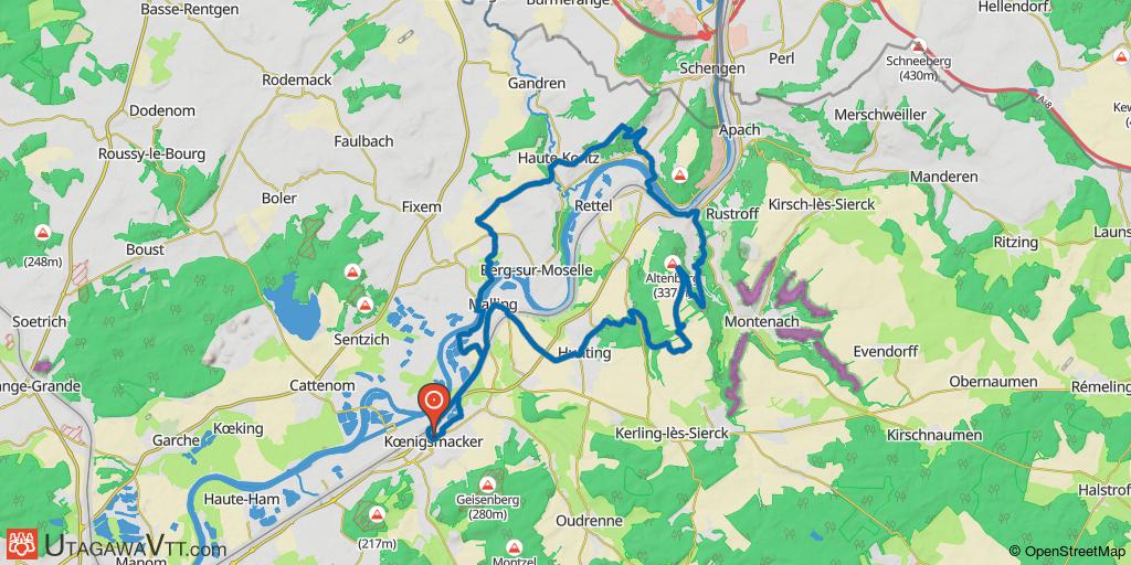 Circuit des vignes de Contz-les-Bains