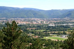 Premier plan Payrin, deuxième plan Aussillon et au fond Mazamet