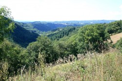 Vue vers Castres avant la plongée à Cambounès