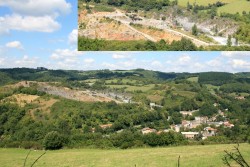Cambounès et sa carrière de graviers