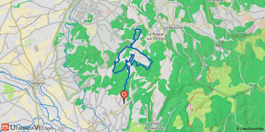 Entre Saumane et la Roque-sur-Perne