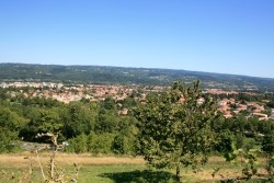 Vue du Petit Causse 1er point de contact avec la commune d'Aiguefonde