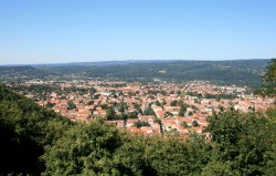 Mazamet et Aussillon vus du Plo de la Bise