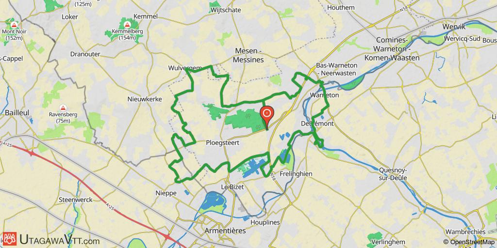 Warneton (Belgique) - Rando Patrick Wgeuw - 42 km