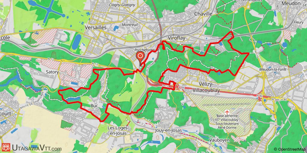 Versailles:Rally d'hiver VTT 2007 - 27 km