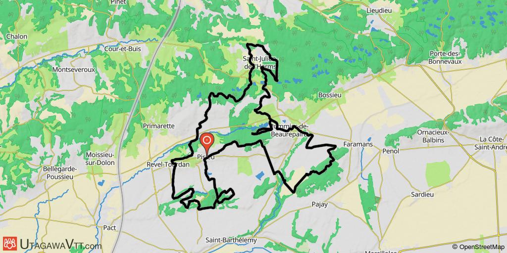 Rando du comité des fêtes de Pisieu - 55 km