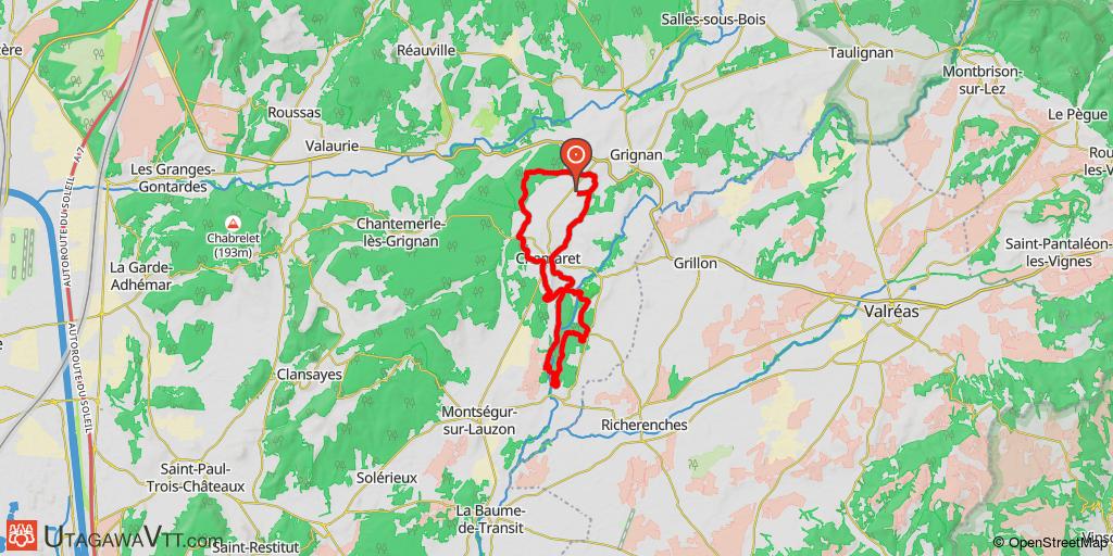 Autour de Chamaret : un condensé de VTT