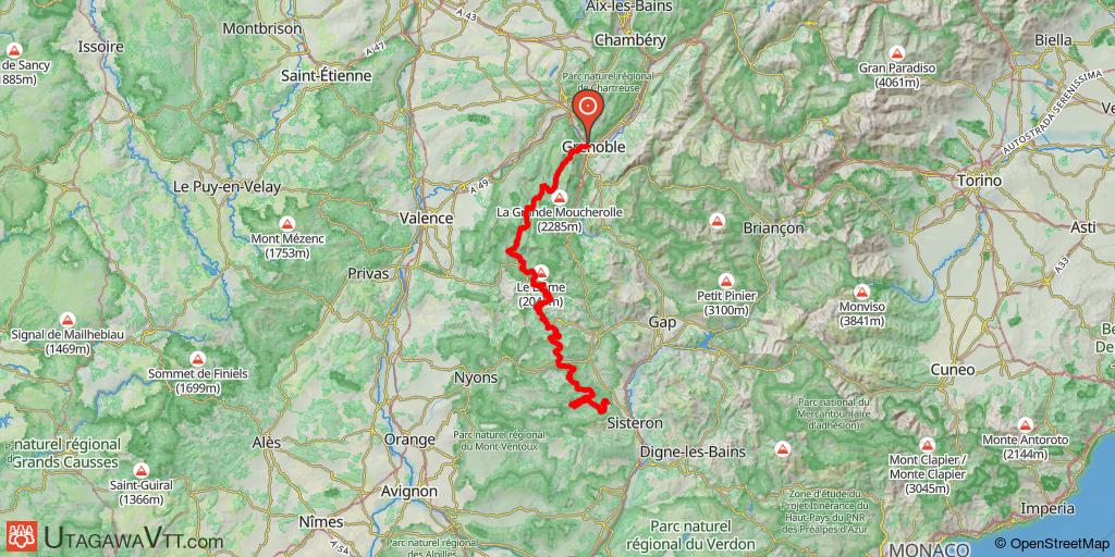 Les chemins du Soleil - Etape 2 - Grenoble - Sisteron