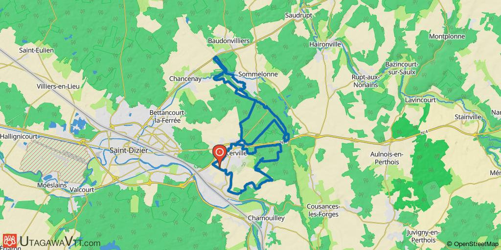 Randonnée 2015 organisée par le Vélo Club d'Ancerville - 38 km