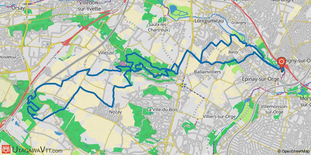 De l'Yvette à l'Orge 2015 - 38 km