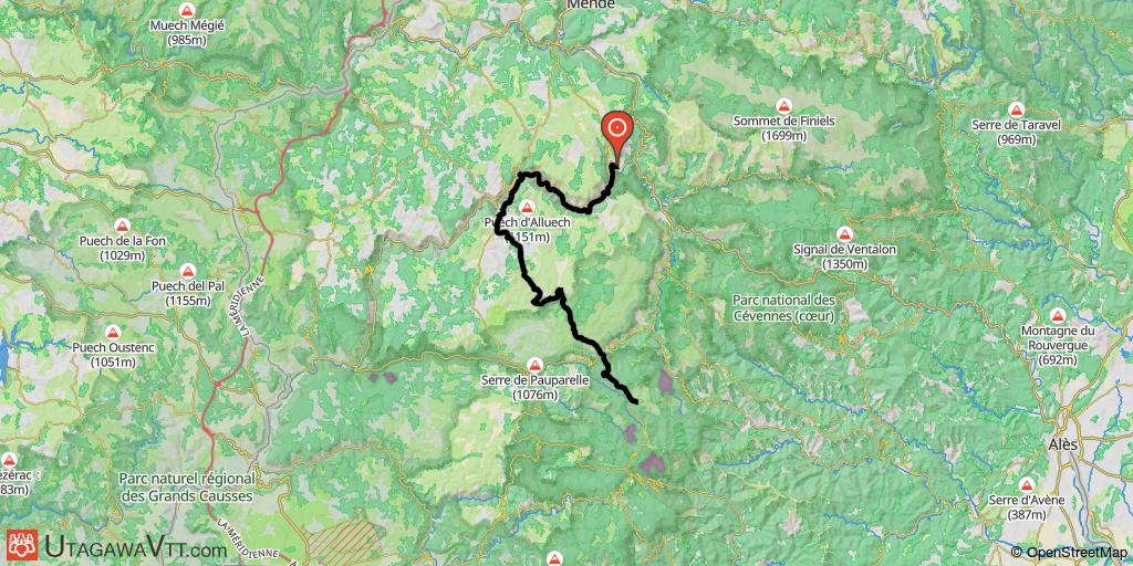 Grande Traversée du Massif Central - Ispagnac - Cabrillac (Etape 8/12)