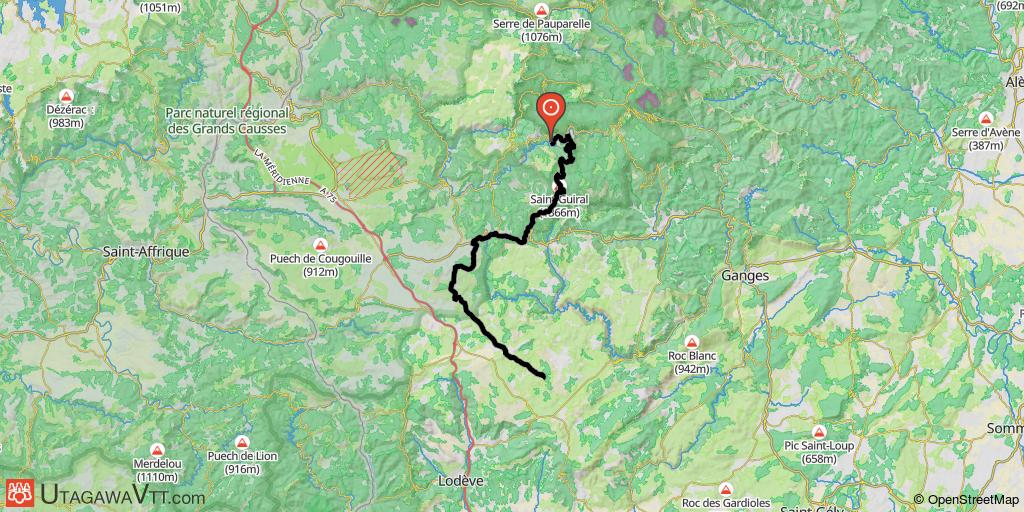 Grande Traversée du Massif Central - Dourbies - La Vernède (Etape 10/12)