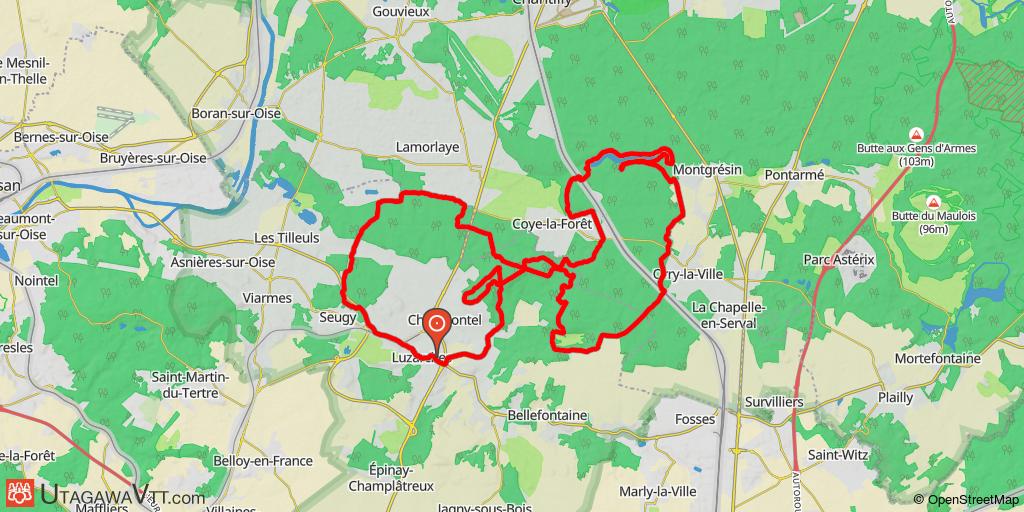 Ride around Luzarches