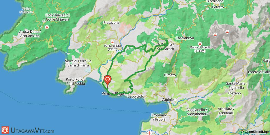 Montée Solacaro et retour forêt