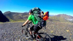 Et voilà l'arête ! Quel contraste de terrain ! 