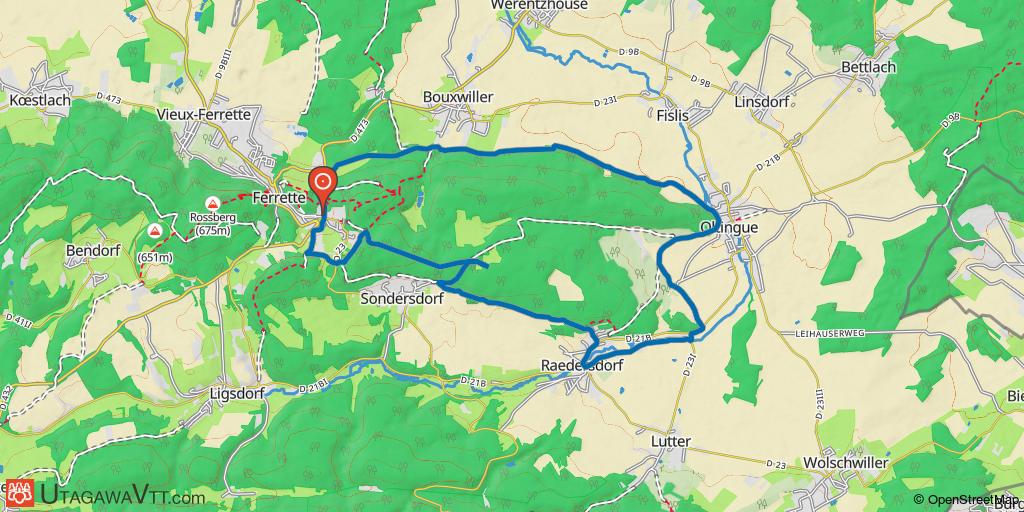 Domaine VTT du Sundgau: Le tour du Bergwald
