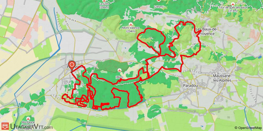 2ème Ran'Daudet de Fontvieille 2015 - 50 km