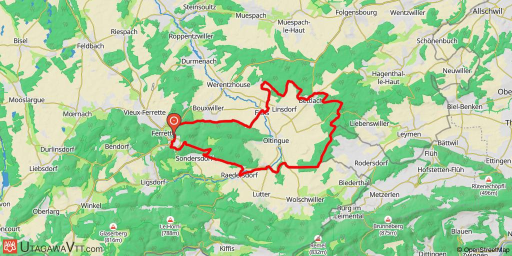 Domaine VTT Sundgau - Sud Alsace : La haute vallée de l'Ill