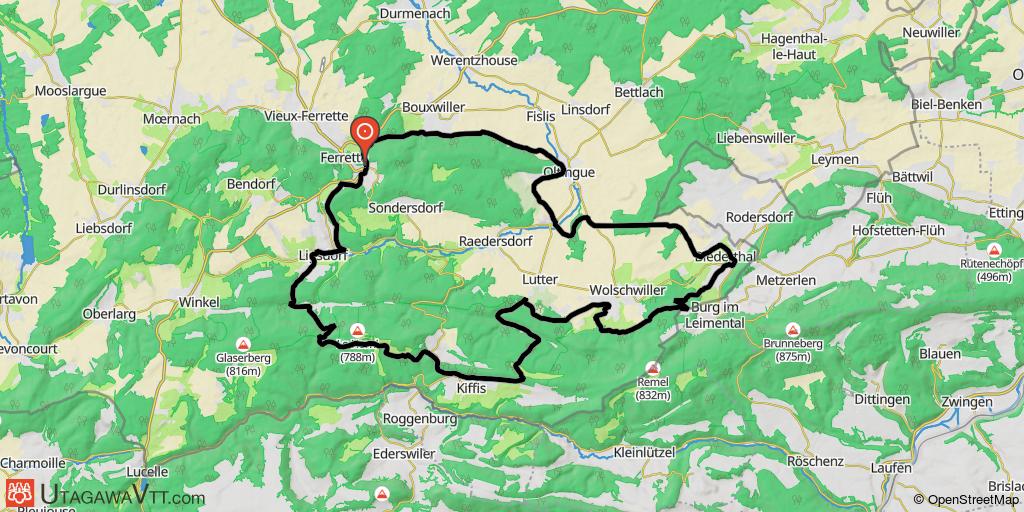 Domaine VTT Sundgau - Sud Alsace : Au cœur du Jura alsacien