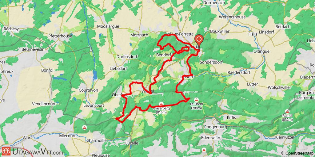 Domaine VTT Sundgau - Sud Alsace : Au pays des sources