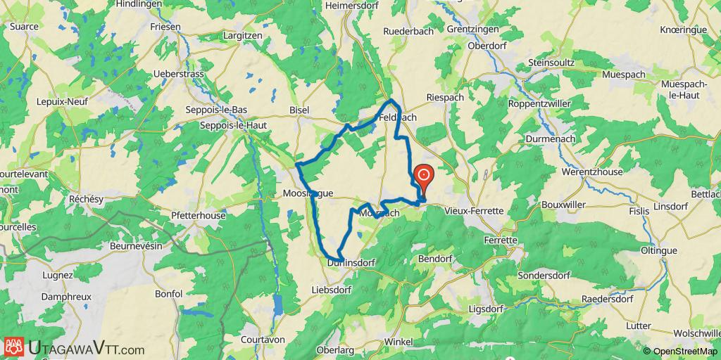 Domaine VTT - Sundgau - Sud Alsace : Circuit du Grumbach