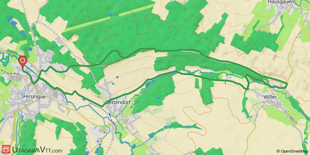 Domaine VTT Sundgau - Sud Alsace : Le circuit du Willerbach