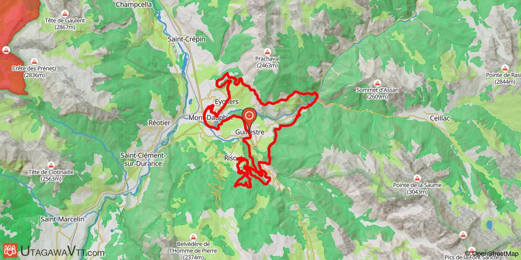 Parcours issu du Raid Vauban 2015