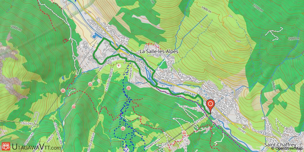 Grand Briançonnais - Parcours N°29 - Chantemerle - Villeneuve