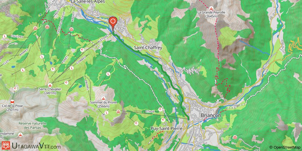 Grand Briançonnais - Parcours N°31 - Chantemerle - Briançon
