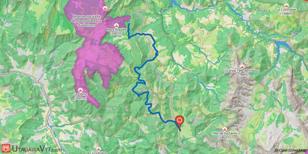 Raid Lus à Grenoble - Lus-la-Croix-Haute - Trésanne Mont Aiguille (Etape 1/3)