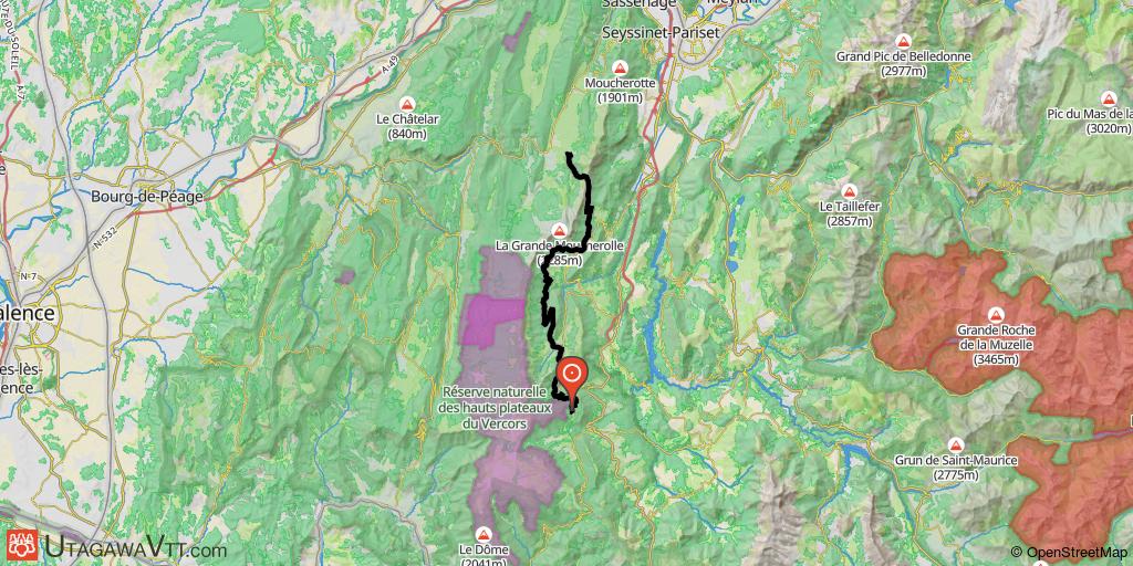 Raid Lus à Grenoble - Trésanne - Villard-de-Lans (Etape 2/3)