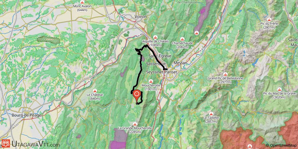 Raid Lus à grenoble - Villard-de-Lans - Grenoble par le tunnel du Mortier (Etape 3/3)