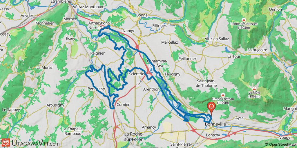 Les rives de l'Arve et la Plaine des Rocailles