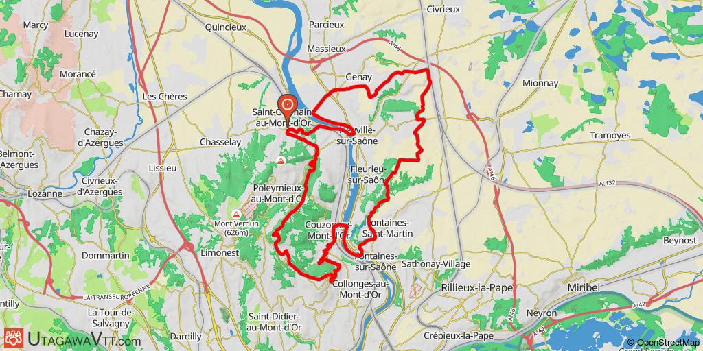 St Germain - Neuville - Fontaines - Mont Thou