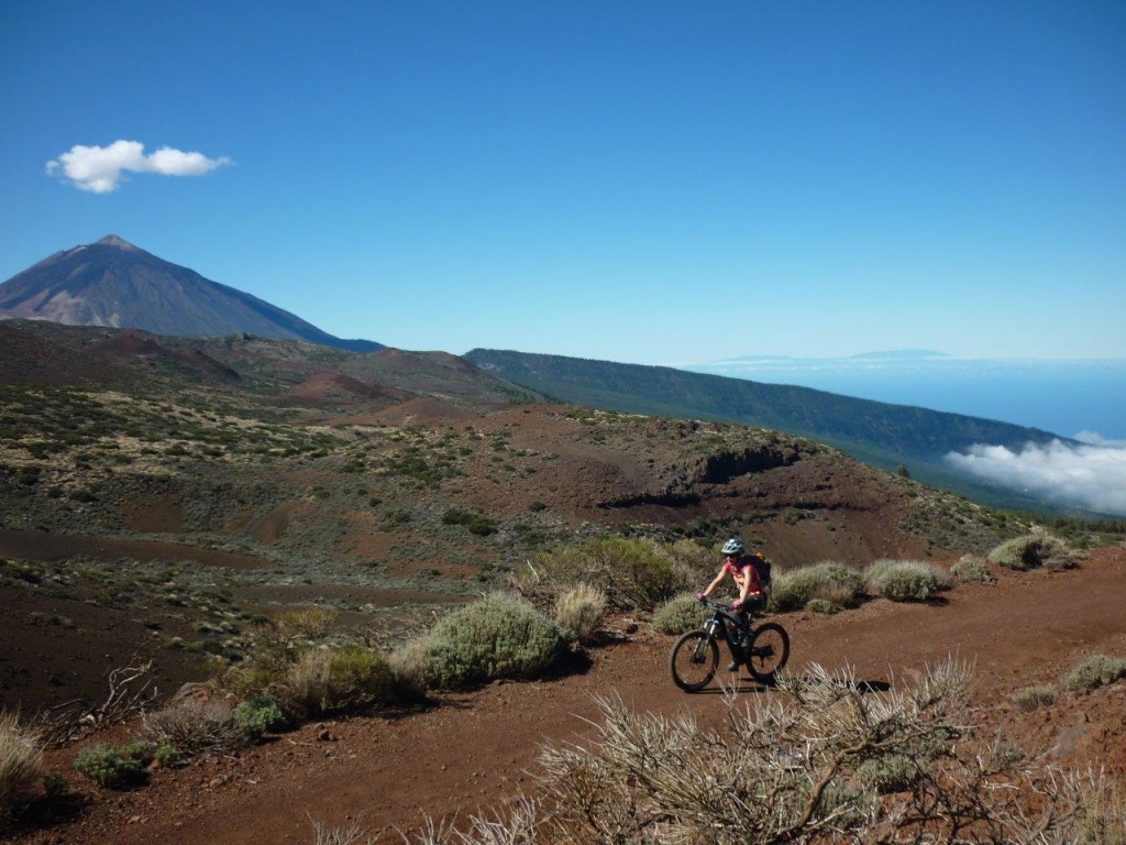 Ténérife, descente du Teide - face sud