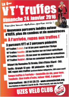 Uzès - VT'Truffes 2015 - 52 km
