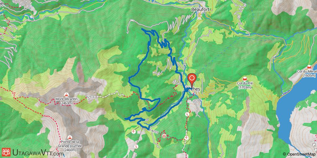 Beaufortain VTT - Arêches - Adret