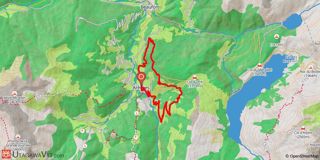 Beaufortain VTT - Arêches - Boudin