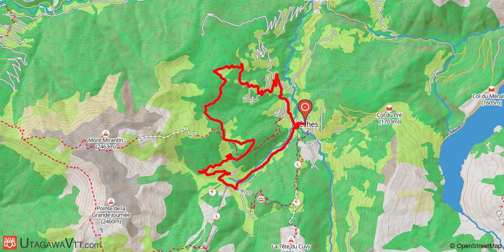 Beaufortain VTT - Plan Villard