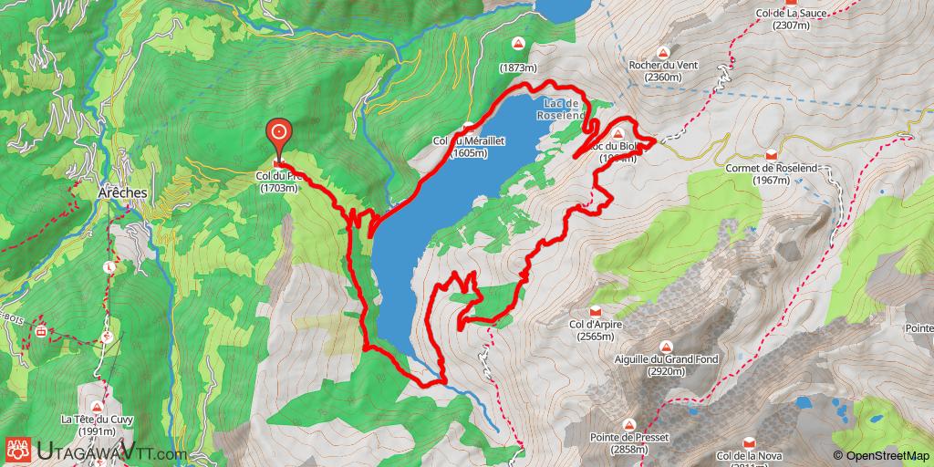 Beaufortain VTT - Tour de Roselend