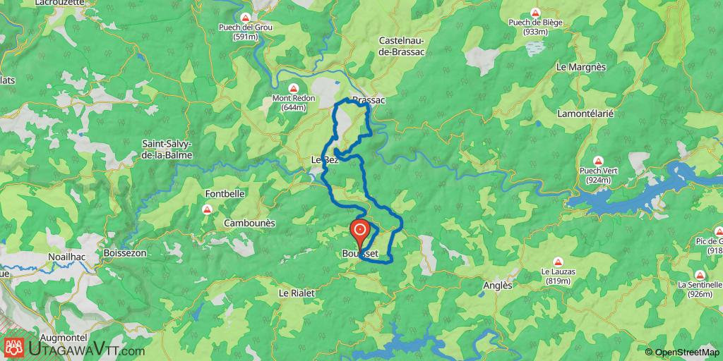 Boucle par le parcours DH de Brassac